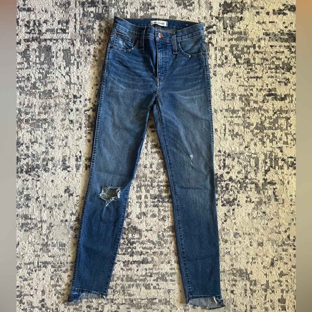 Madewell‎ Two-Tone Blue Denim Jeans